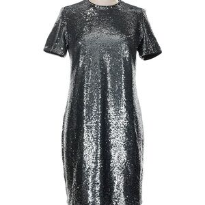 Ralph Lauren Silver Sequin Mini Dress